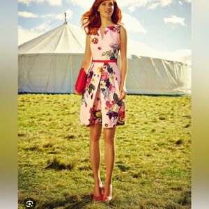 Ted Baker nude oil painting print dress